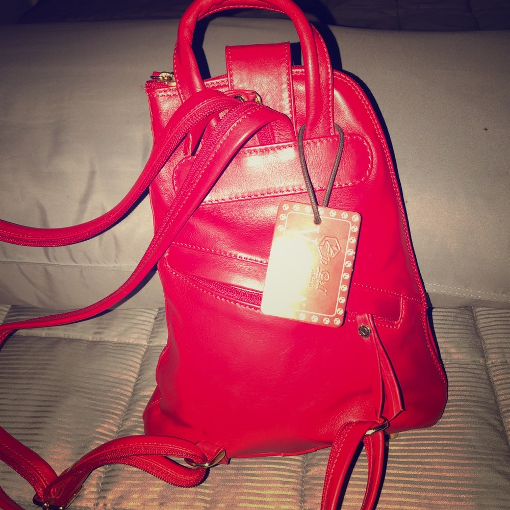 Valentina Backpack 🎒 Made In Italy Leather